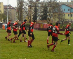  Sparta Praha - Sokol M.Hory 25 : 12  (8 : 0) junioři